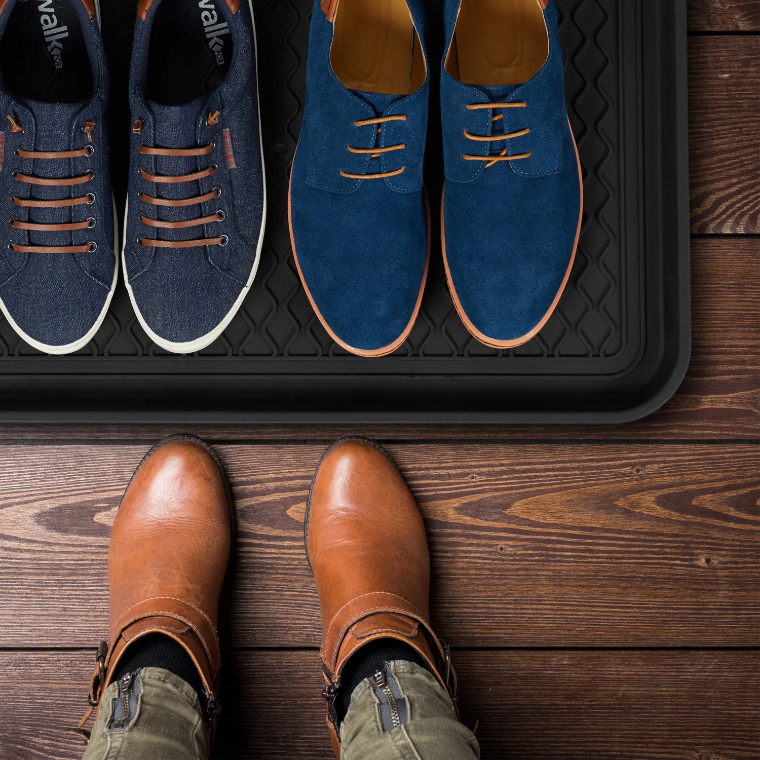 Relaxdays Schuhabtropfschale Groß Mit Profil 2 Relaxdays Schuhabtropfschale Groß Mit Profil – Bild 2