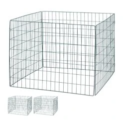 Relaxdays Komposter Metall 3er Set