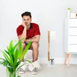 Relaxdays WC Garnitur Stehend Weiß 6 Relaxdays WC Garnitur Stehend Weiß -OUTSUNNY Verkäufe 8600323900 100316400 prod 005