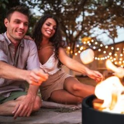 Relaxdays Feuerschale mit Flammenschutz -OUTSUNNY Verkäufe 8600323900 100326960 prod 003