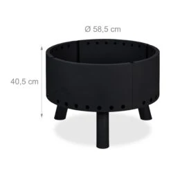 Relaxdays Feuerschale mit Flammenschutz -OUTSUNNY Verkäufe 8600323900 100326960 prod 004