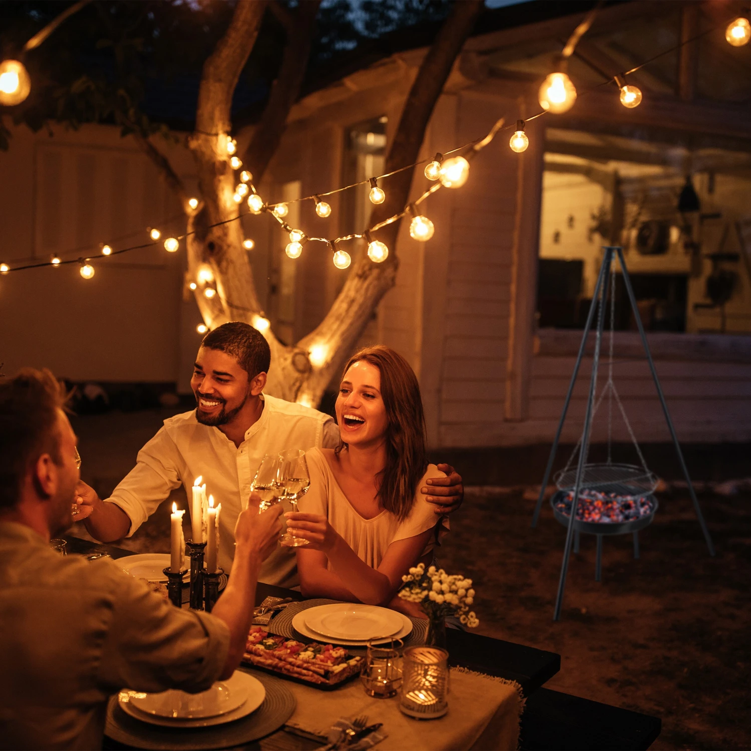 Relaxdays Schwenkgrill Mit Grillrost & Feuerschale 3 Relaxdays Schwenkgrill Mit Grillrost & Feuerschale – Bild 3