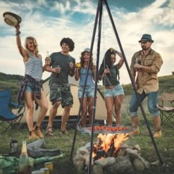 Relaxdays Schwenkgrill Dreibein Mit Grillrost -OUTSUNNY Verkäufe 8600323900 100338460 prod 003