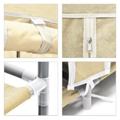 Relaxdays 1 X Schuhschrank Stoffbezug Beige -OUTSUNNY Verkäufe 8600323900 100338990 prod 006