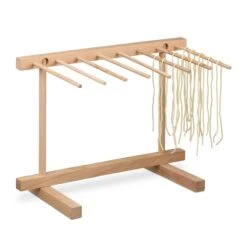 Relaxdays Nudeltrockner Buchenholz