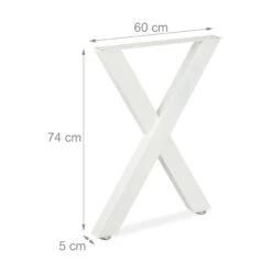 Relaxdays Tischbeine 2er Set X-Form -OUTSUNNY Verkäufe 8600323900 1003542249 prod 004