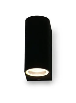 Wandleuchte UpDown Black Für Aussen + Innen 2x GU10 10217