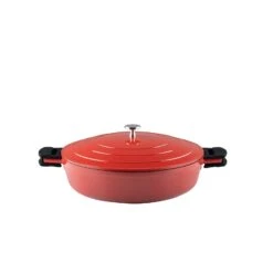 Kelomat Schmorpfanne Mit Deckel Keramika Red