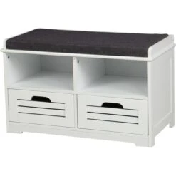 HTI-Line Schuhbank Mit 2 Schubladen Kara