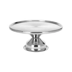 Neuetischkultur Kuchenplatte Auf Fuß Edelstahl