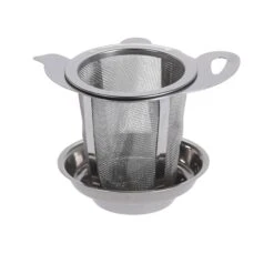 Neuetischkultur Teesieb Mit Auffangschale Edelstahl