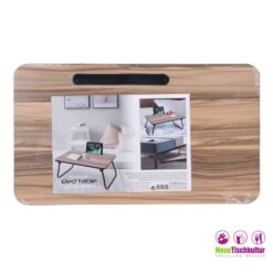 Neuetischkultur Bett-Serviertisch, Klappbare Beine Holz/Metall -OUTSUNNY Verkäufe 8600330400 50001157 prod 003