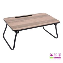 Neuetischkultur Bett-Serviertisch, Klappbare Beine Holz/Metall -OUTSUNNY Verkäufe 8600330400 50001157 prod 004