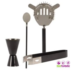 Neuetischkultur Cocktail Shaker-Set, 5-tlg. Edelstahl -OUTSUNNY Verkäufe 8600330400 50001202 prod 003