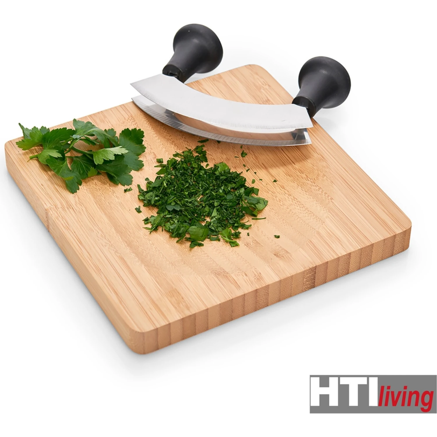 Neuetischkultur Kräuterbrett Mit Wiegemesser Bamboo 2 Neuetischkultur Kräuterbrett Mit Wiegemesser Bamboo – Bild 2