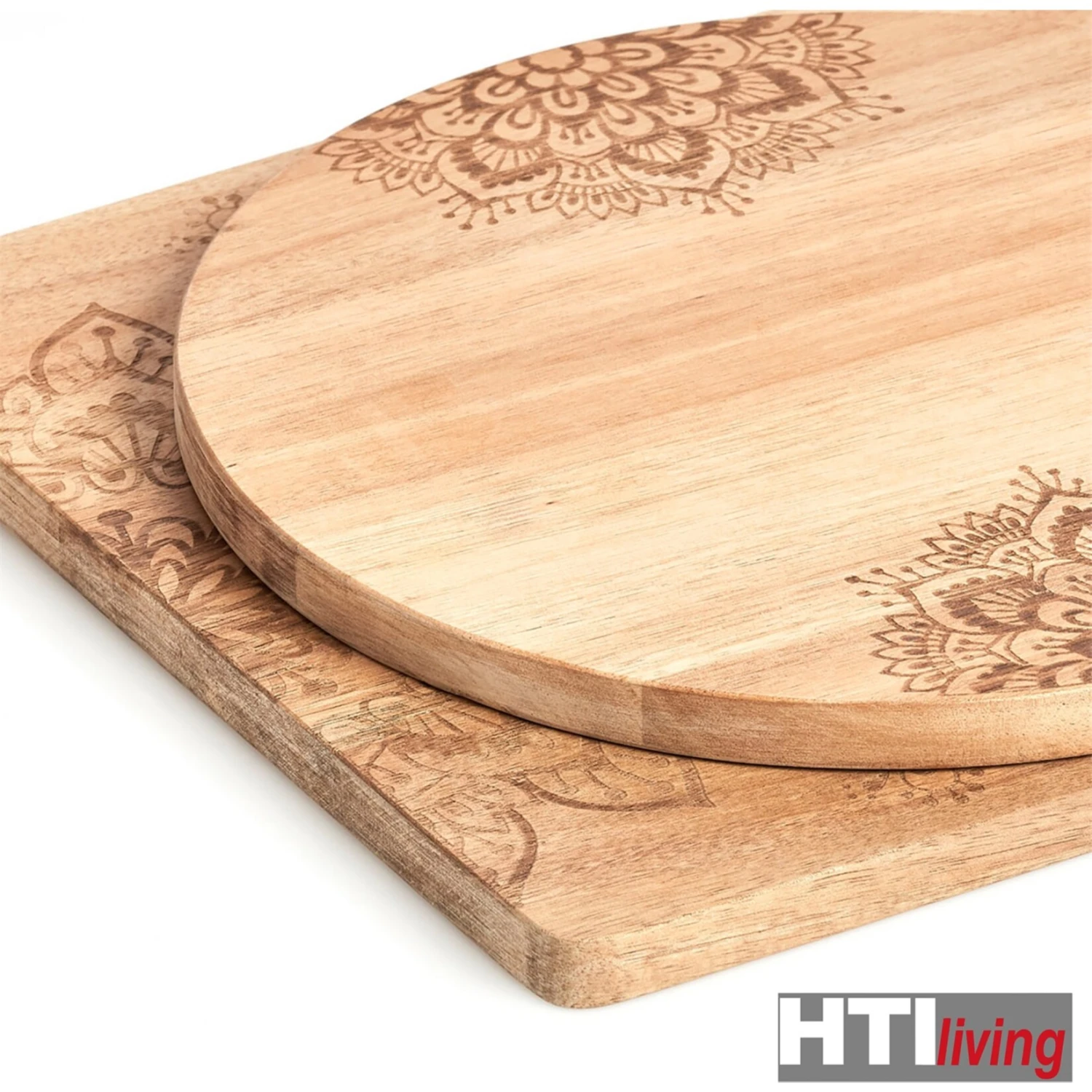 Neuetischkultur Schneide- Und Servierbrett, Akazie Mit Musterprint 3 Neuetischkultur Schneide- Und Servierbrett, Akazie Mit Musterprint – Bild 3