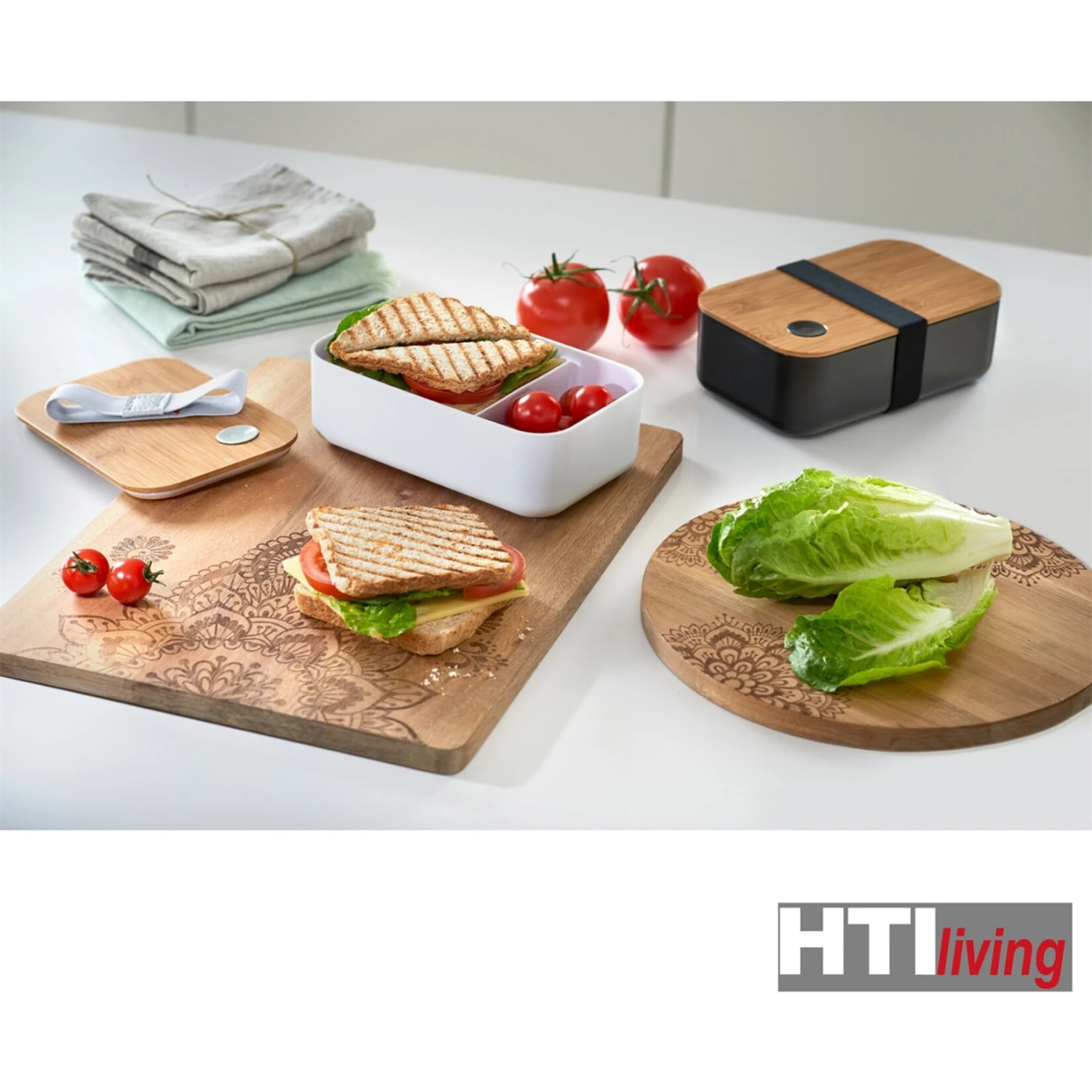 Neuetischkultur Schneide- Und Servierbrett, Akazie Mit Musterprint 4 Neuetischkultur Schneide- Und Servierbrett, Akazie Mit Musterprint – Bild 4