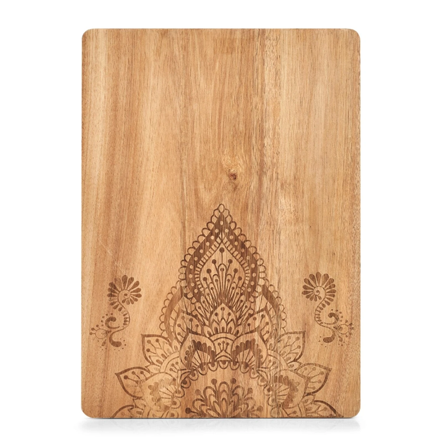 Neuetischkultur Schneide- Und Servierbrett, Akazie Mit Musterprint 1 Neuetischkultur Schneide- Und Servierbrett, Akazie Mit Musterprint