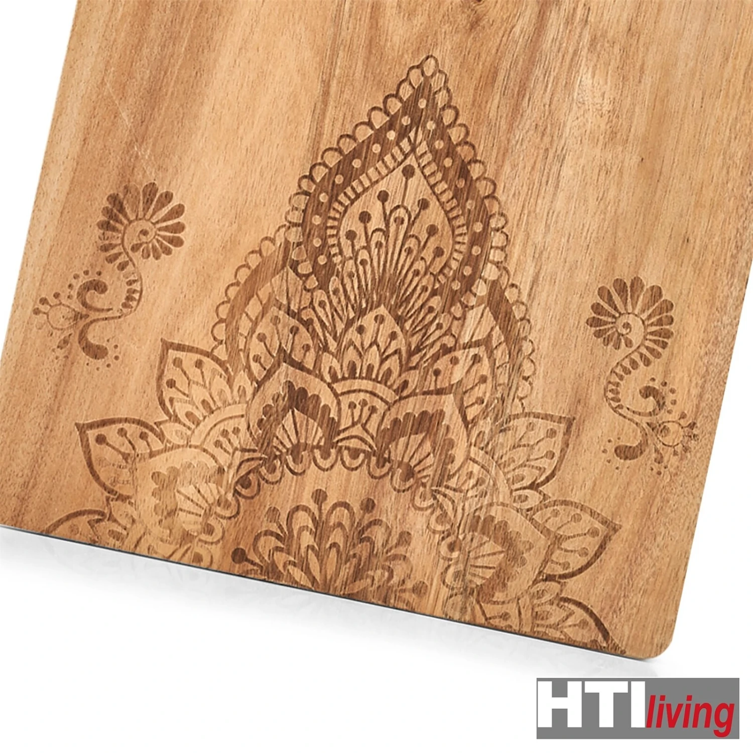 Neuetischkultur Schneide- Und Servierbrett, Akazie Mit Musterprint 2 Neuetischkultur Schneide- Und Servierbrett, Akazie Mit Musterprint – Bild 2