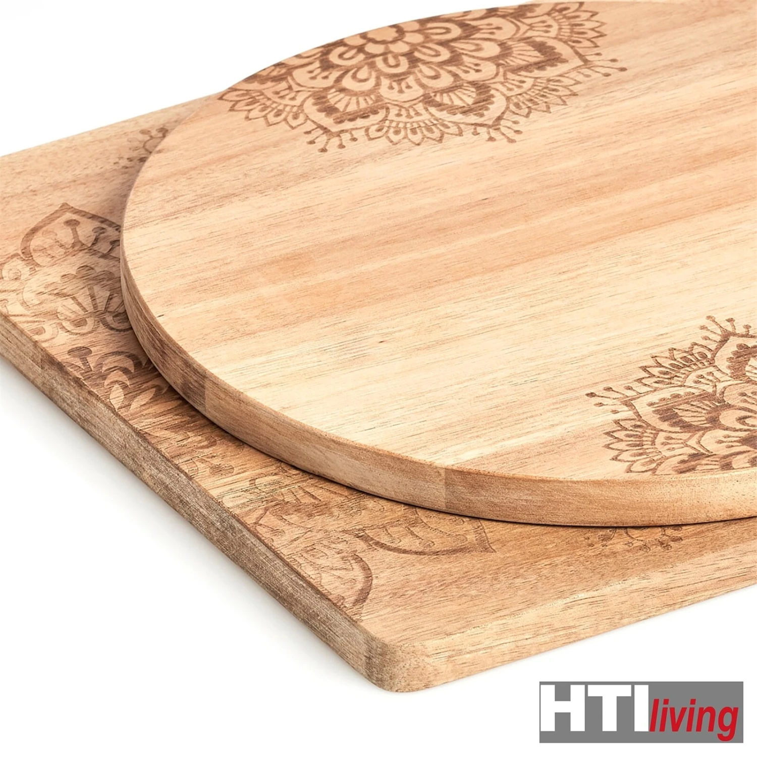 Neuetischkultur Schneide- Und Servierbrett, Akazie Mit Musterprint 3 Neuetischkultur Schneide- Und Servierbrett, Akazie Mit Musterprint – Bild 3