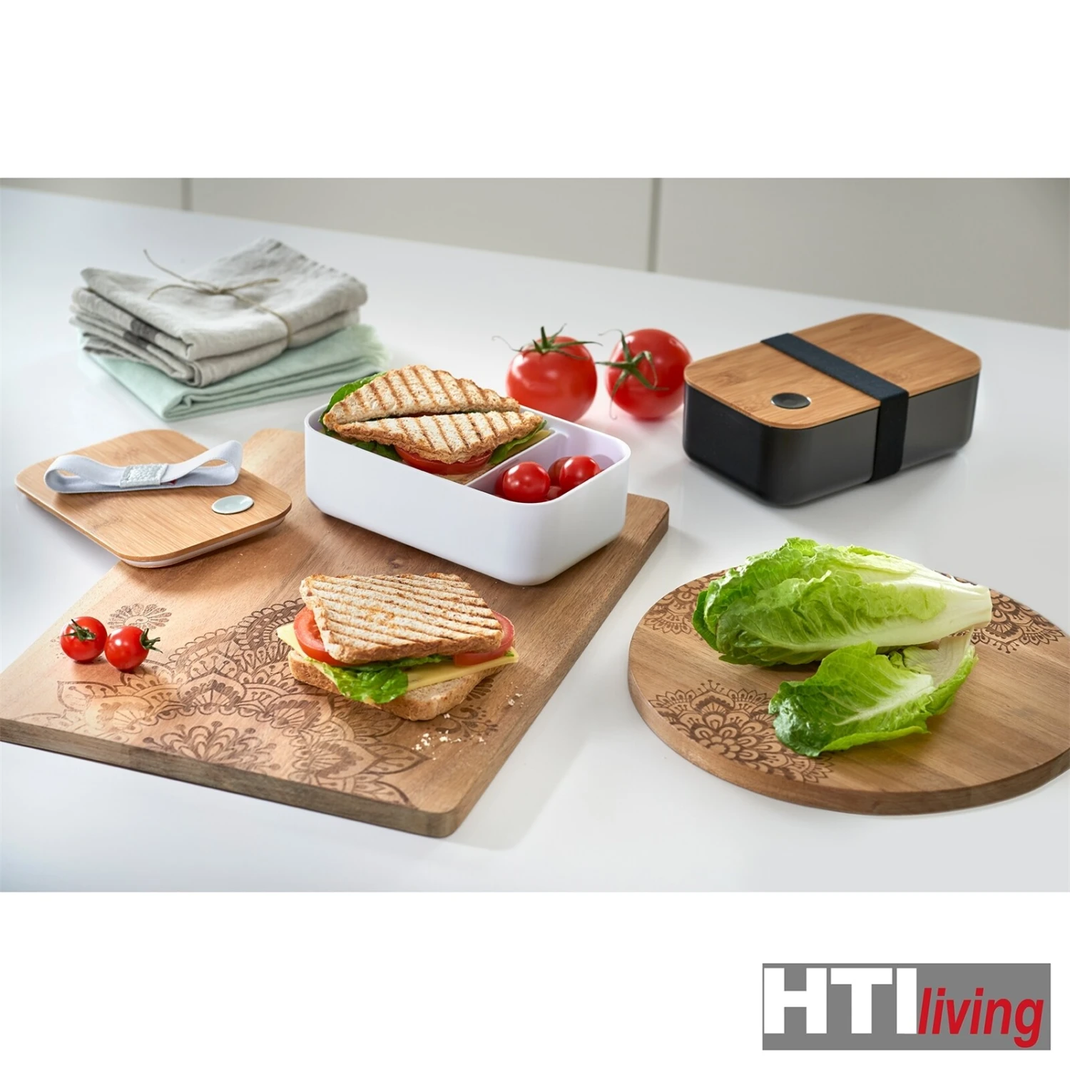 Neuetischkultur Schneide- Und Servierbrett, Akazie Mit Musterprint 4 Neuetischkultur Schneide- Und Servierbrett, Akazie Mit Musterprint – Bild 4