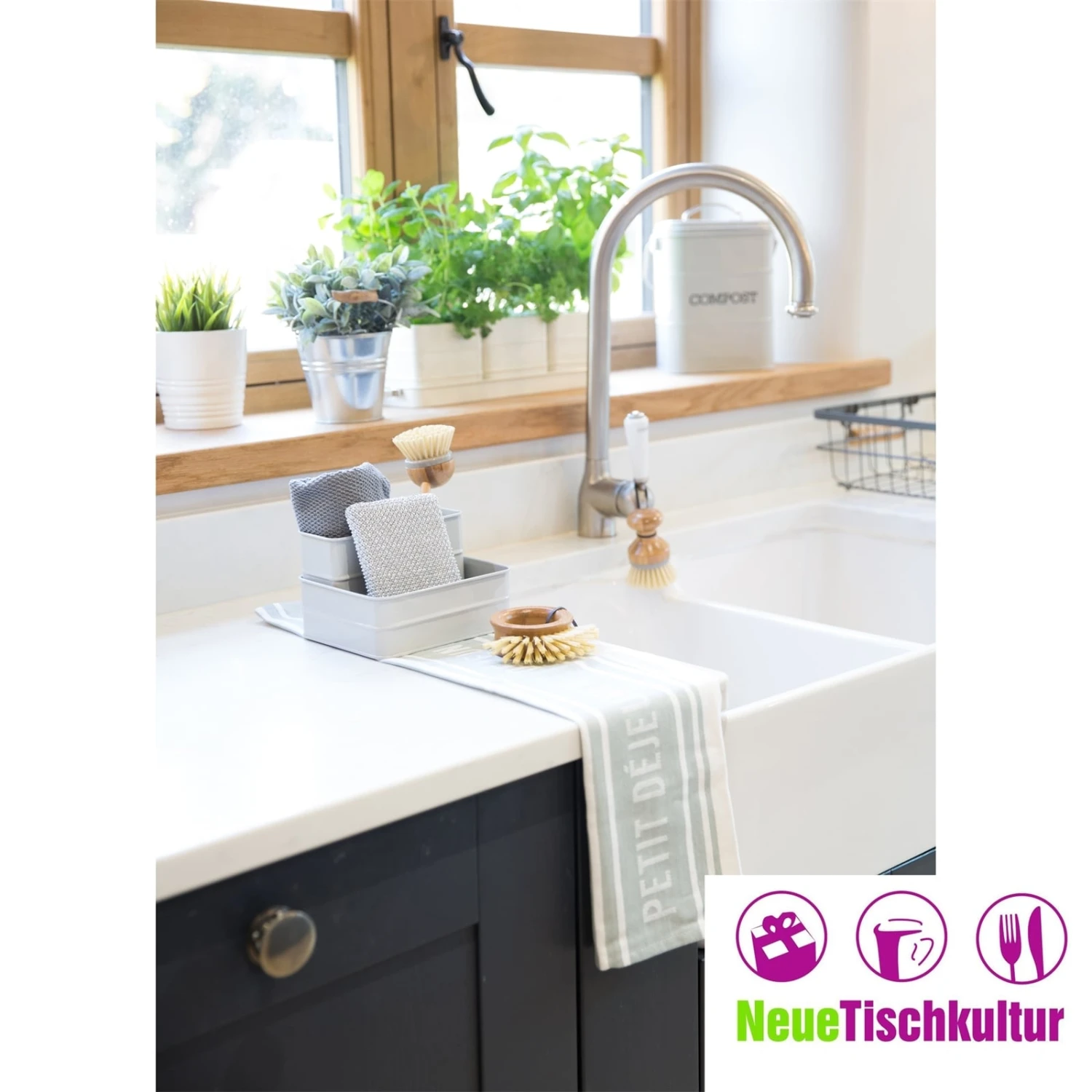 Neuetischkultur Kräutertöpfe Mit Schale Living Nostalgia 2 Neuetischkultur Kräutertöpfe Mit Schale Living Nostalgia – Bild 2