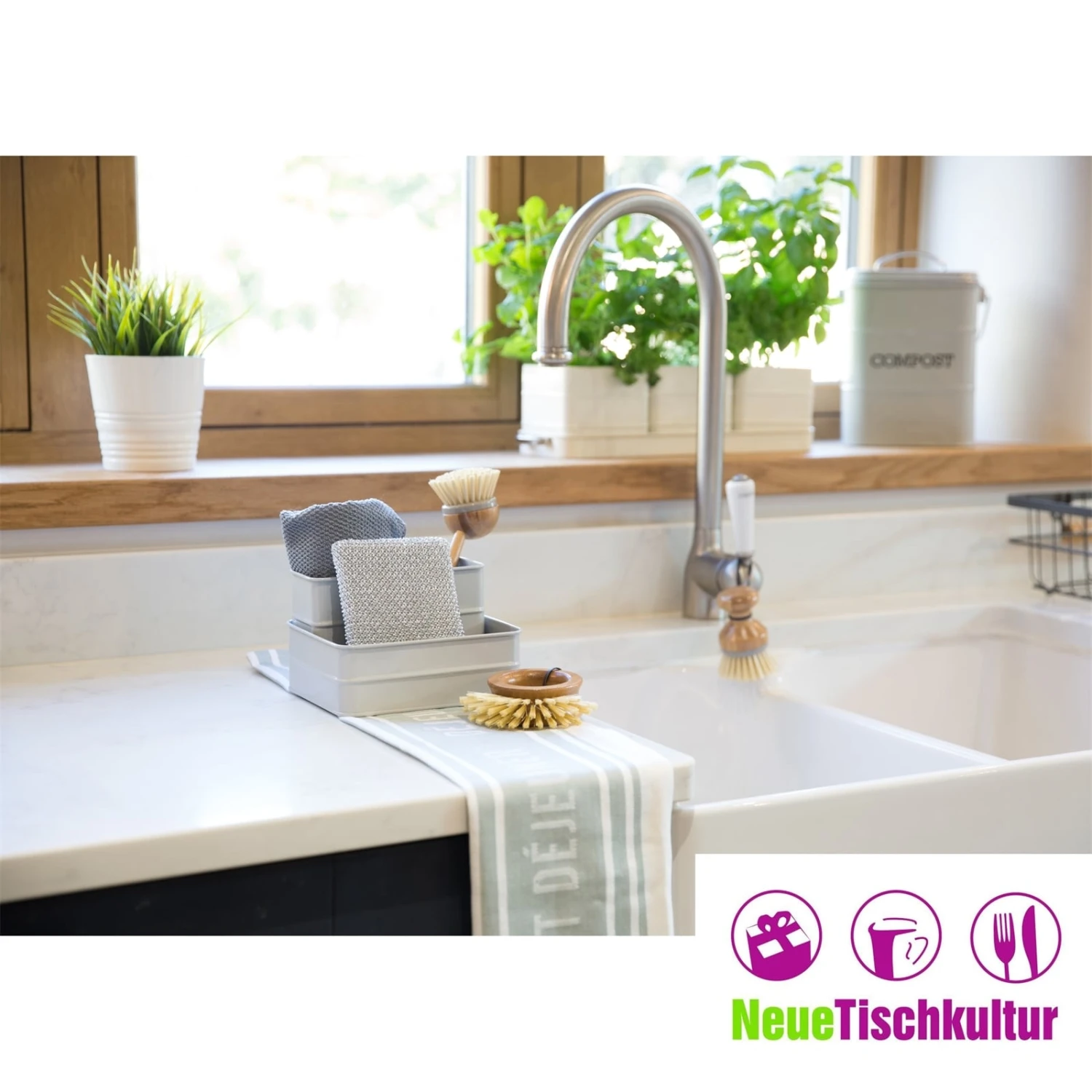 Neuetischkultur Kräutertöpfe Mit Schale Living Nostalgia 3 Neuetischkultur Kräutertöpfe Mit Schale Living Nostalgia – Bild 3