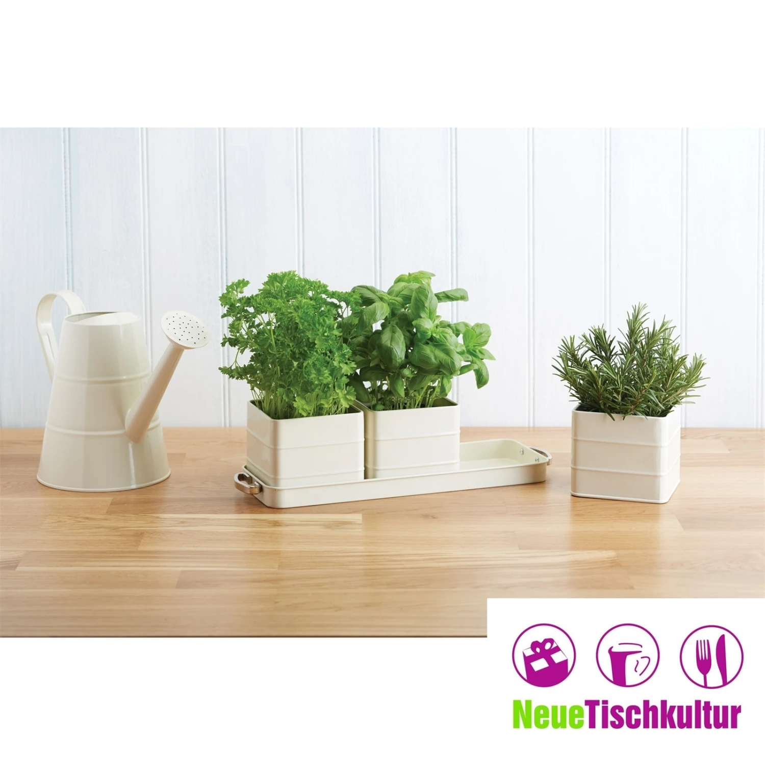 Neuetischkultur Kräutertöpfe Mit Schale Living Nostalgia 4 Neuetischkultur Kräutertöpfe Mit Schale Living Nostalgia – Bild 4