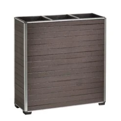 Gartenfreude Raumteiler WPC Pflanzkübel