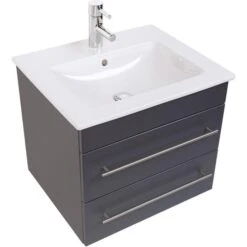 POSSEIK Badmöbel Inkl. Villeroy & Boch Waschbecken Venticello 60cm Waschtisch -OUTSUNNY Verkäufe 8600335800 18740 prod 003