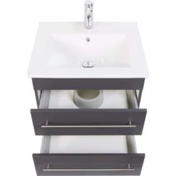 POSSEIK Badmöbel Inkl. Villeroy & Boch Waschbecken Venticello 60cm Waschtisch -OUTSUNNY Verkäufe 8600335800 18740 prod 005