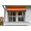 Angerer Klemmmarkise Orange/braun 200 Cm Markise Balkon Balkonmarkise