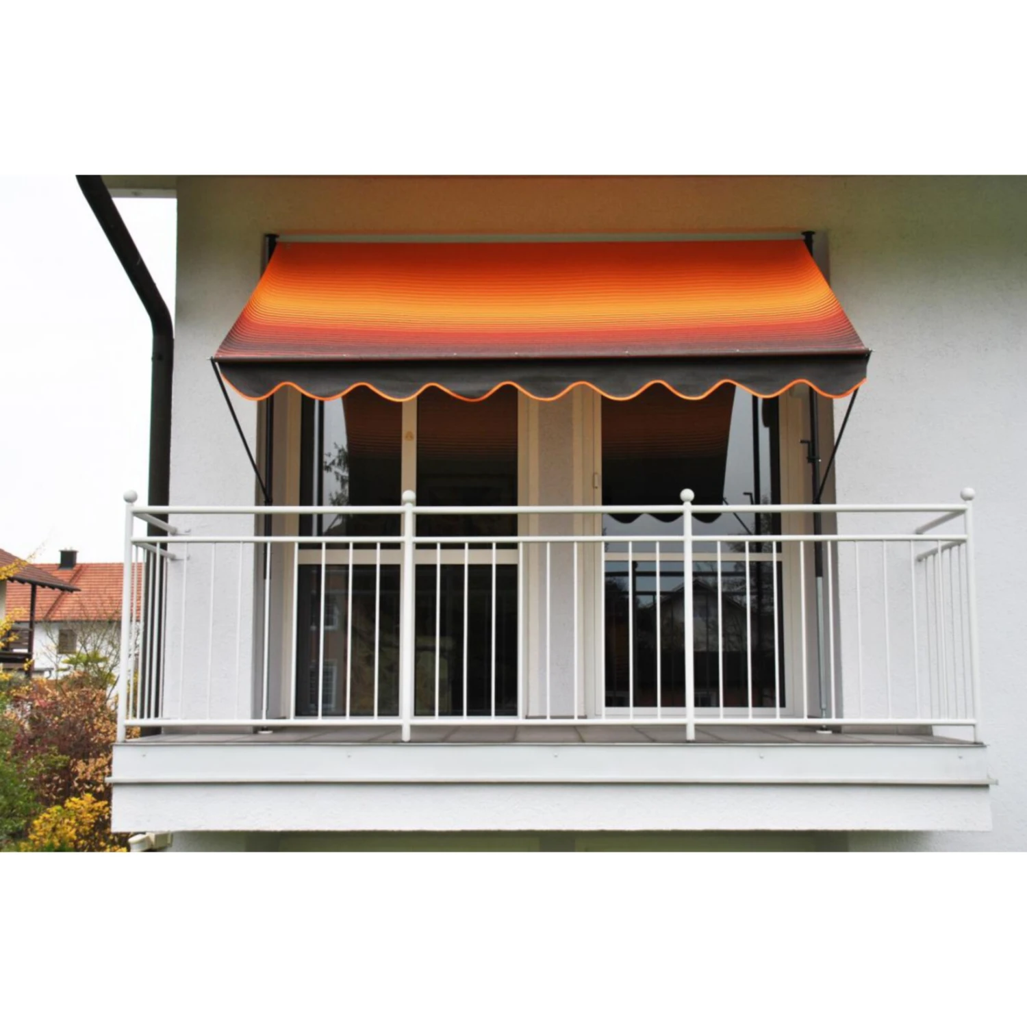 Angerer Klemmmarkise Orange/braun 200 Cm Markise Balkon Balkonmarkise 1 Angerer Klemmmarkise Orange/braun 200 Cm Markise Balkon Balkonmarkise