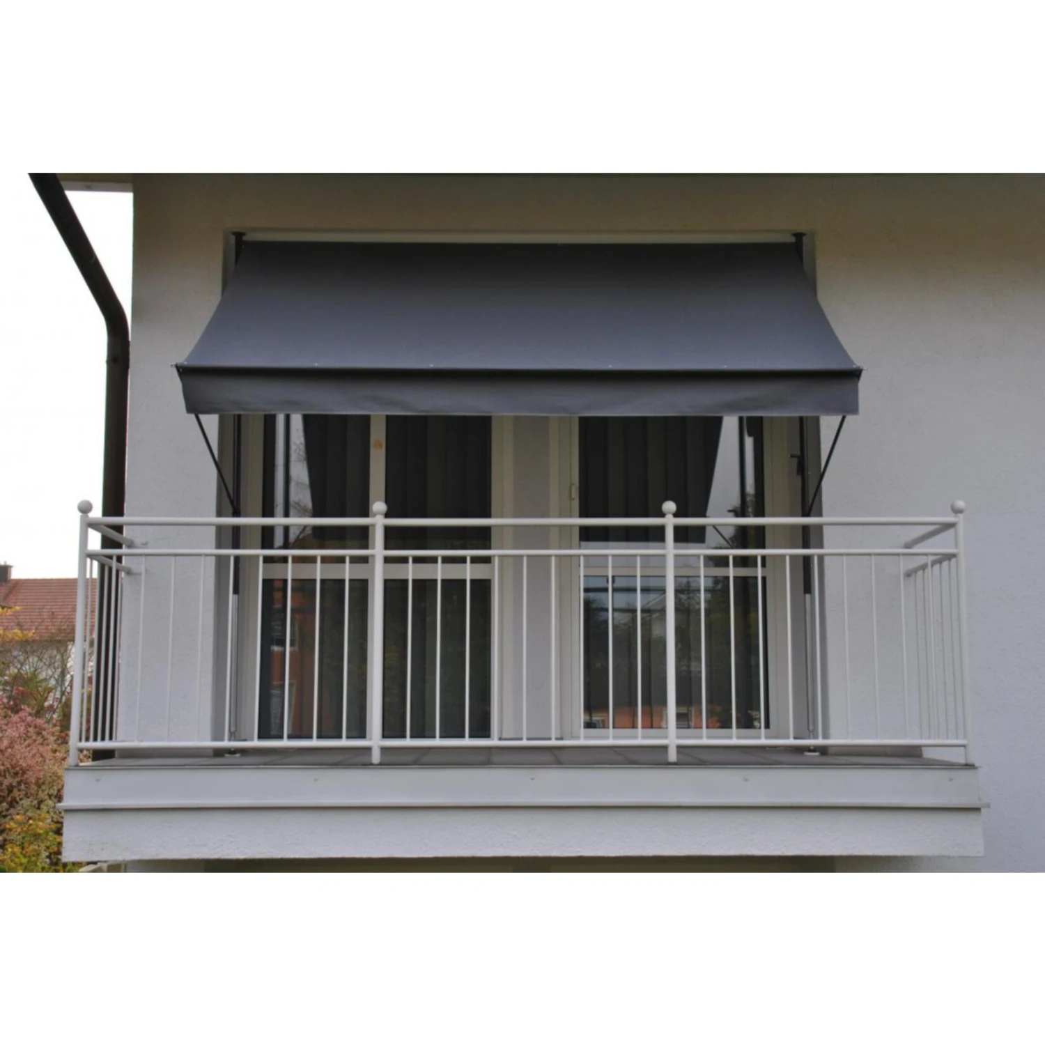 Angerer Klemmmarkise Dunkelgrau 250 Cm Balkonmarkise Markise Balkon Handkurbel 1 Angerer Klemmmarkise Dunkelgrau 250 Cm Balkonmarkise Markise Balkon Handkurbel
