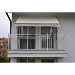 Angerer Klemmmarkise Beige 150 Cm Balkonmarkise Markise Balkon