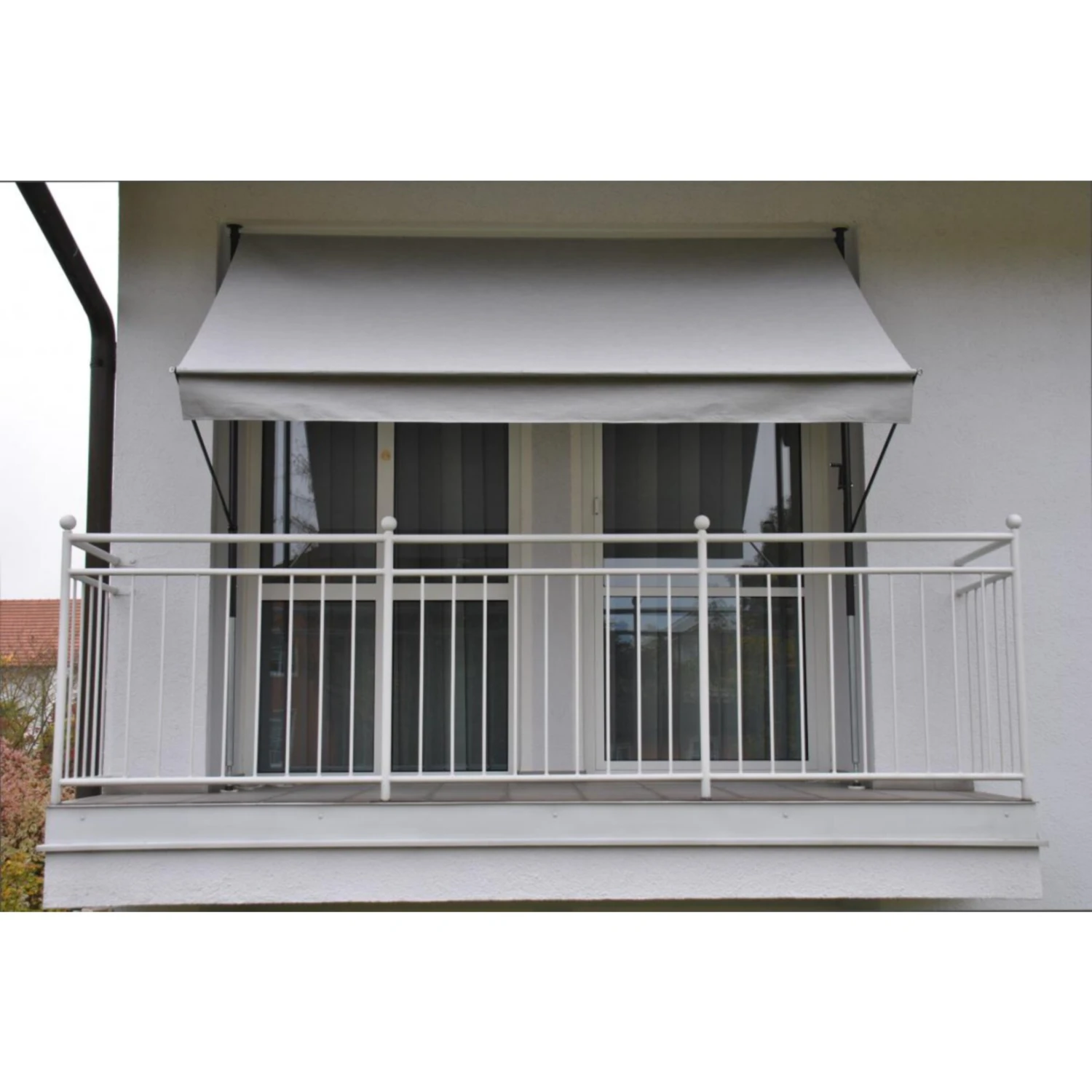 Angerer Klemmmarkise Hellgrau 350 Cm Balkonmarkise Markise Balkon 1 Angerer Klemmmarkise Hellgrau 350 Cm Balkonmarkise Markise Balkon