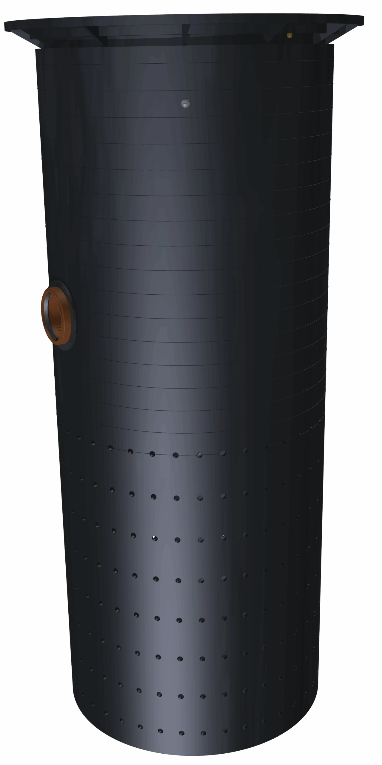 GreenLife Sickerschacht 500 L Gartenentwässerung Regenwassertank Mit Sieb 2 GreenLife Sickerschacht 500 L Gartenentwässerung Regenwassertank Mit Sieb – Bild 2