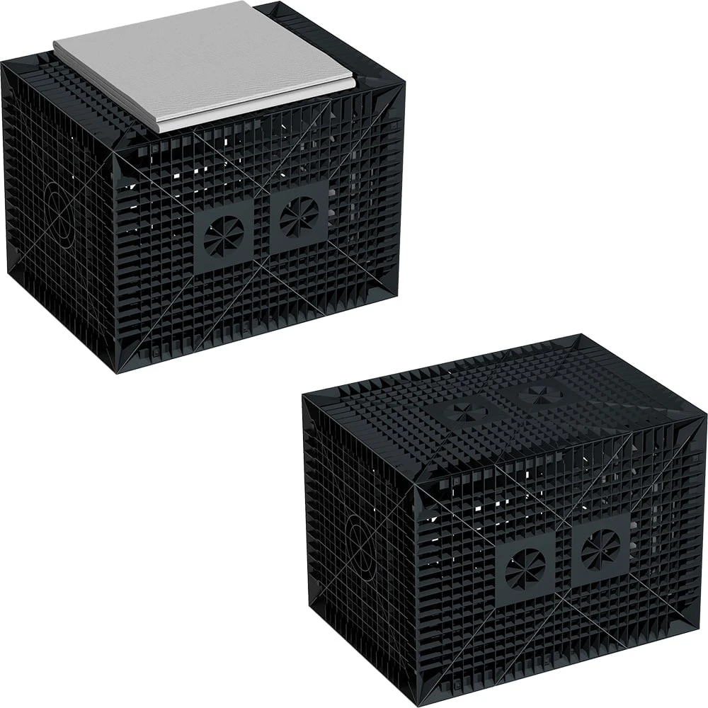 GreenLife Starter-Set Versickerung 560 L Gartenentwässerung Sickerwürfel 1 GreenLife Starter-Set Versickerung 560 L Gartenentwässerung Sickerwürfel