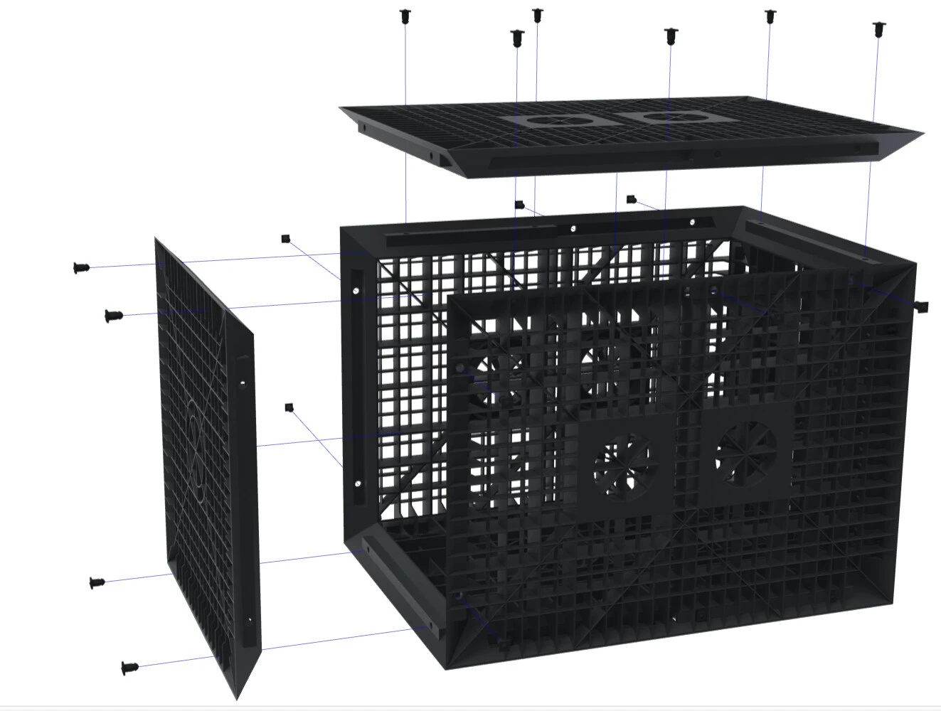GreenLife Starter-Set Versickerung 560 L Gartenentwässerung Sickerwürfel 4 GreenLife Starter-Set Versickerung 560 L Gartenentwässerung Sickerwürfel – Bild 4