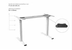Better Home FlexiDesk DM1 Höhenverstellbarer Schreibtisch Dualmotor Tischgestell -OUTSUNNY Verkäufe 8600335800 49851 prod 004