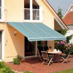 Outsunny Alu Gelenkarm-Markise 3,5 X 2,5m (BxL) | Aluminium-Gelenkarm-Markise Markise Sonnenschutz -OUTSUNNY Verkäufe 8600336600 100110 006GW prod 004