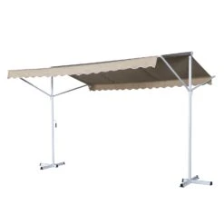 Outsunny Standmarkise Mit Kurbel 295 X 294 X 250 Cm (LxBxH) | Balkonmarkise Gartenmarkise Sonnenschutz -OUTSUNNY Verkäufe 8600336600 840 178CW prod 003