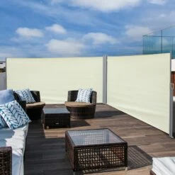 Outsunny Doppel-Seitenmarkise 6 X 1,8 M 600 X 180 Cm (LxH) | Sichtschutz Sonnenschutz Seitenrollo Windschutz 8 Outsunny Doppel-Seitenmarkise 6 X 1,8 M 600 X 180 Cm (LxH) | Sichtschutz Sonnenschutz Seitenrollo Windschutz -OUTSUNNY Verkäufe 8600336600 840 197V01CW prod 003