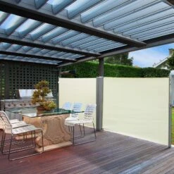 Outsunny Doppel-Seitenmarkise 6 X 1,8 M 600 X 180 Cm (LxH) | Sichtschutz Sonnenschutz Seitenrollo Windschutz 9 Outsunny Doppel-Seitenmarkise 6 X 1,8 M 600 X 180 Cm (LxH) | Sichtschutz Sonnenschutz Seitenrollo Windschutz -OUTSUNNY Verkäufe 8600336600 840 197V01CW prod 004