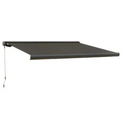 Outsunny Elektrische Markise Mit Fernbedienung Oder Handkurbel Dunkelgrau 300 X 0-250 Cm ((BxL) | Kassettenmarkise Balkon Markise Sonnenschutz 8 Outsunny Elektrische Markise Mit Fernbedienung Oder Handkurbel Dunkelgrau 300 X 0-250 Cm ((BxL) | Kassettenmarkise Balkon Markise Sonnenschutz -OUTSUNNY Verkäufe 8600336600 840 226V90 prod 003