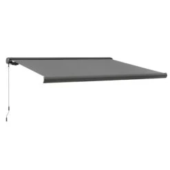 Outsunny Elektrische Markise Mit Fernbedienung Oder Handkurbel Dunkelgrau 300 X 0-250 Cm ((BxL) | Kassettenmarkise Balkon Markise Sonnenschutz 10 Outsunny Elektrische Markise Mit Fernbedienung Oder Handkurbel Dunkelgrau 300 X 0-250 Cm ((BxL) | Kassettenmarkise Balkon Markise Sonnenschutz -OUTSUNNY Verkäufe 8600336600 840 226V90 prod 005