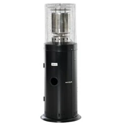 Outsunny Heizstrahler Gas Terrassenheizer Im Eleganten Design, Geeignet Für Den Einsatz Im Freien Schwarz 55,6 X 55,6 X 143 Cm ( BxTxH) | Terrassenheizer Terrassenstrahler Balkonheizer -OUTSUNNY Verkäufe 8600336600 842 187 prod 004