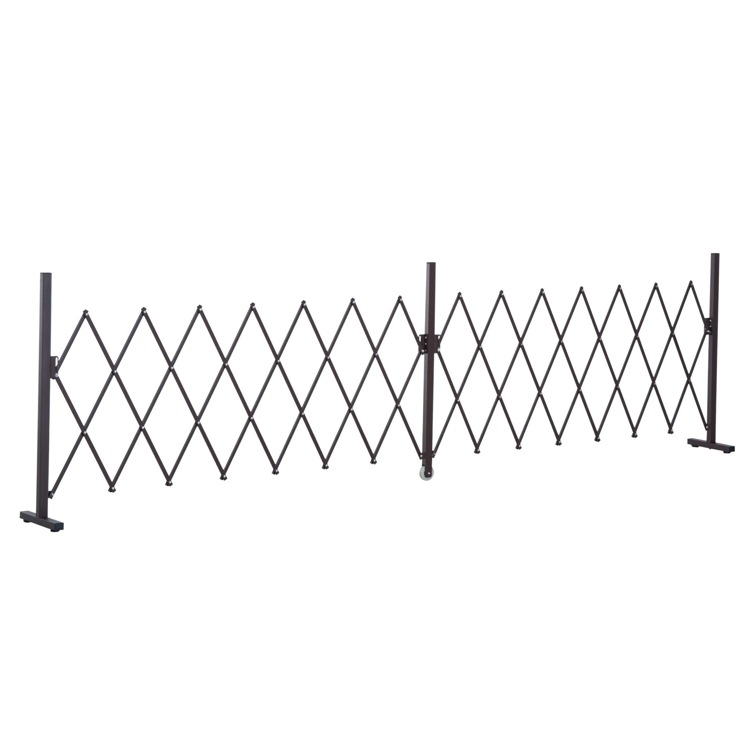 Outsunny Absperrgitter Ausziehbar Dunkelbraun 405 X 31 X 103,5 Cm (LxBxH) | Scherengitter Scherensperre Türgitter Absperrzaun 1 Outsunny Absperrgitter Ausziehbar Dunkelbraun 405 X 31 X 103,5 Cm (LxBxH) | Scherengitter Scherensperre Türgitter Absperrzaun