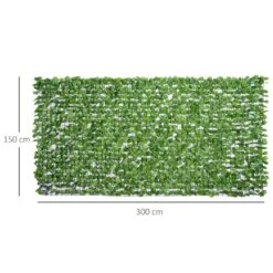 Outsunny Künstliche Sichtschutzhecke Grün 300 X 150 Cm (LxH) | Künstliche Hecke Zaunblende Windschutz Efeu 9 Outsunny Künstliche Sichtschutzhecke Grün 300 X 150 Cm (LxH) | Künstliche Hecke Zaunblende Windschutz Efeu -OUTSUNNY Verkäufe 8600336600 844 203 prod 004