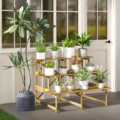 Outsunny Pflanzentreppe Mit 3 Stufen Natur 120 X 80 X 80 Cm (LxBxH) | Blumenregal Blumenbank Blumentreppe Blumenständer 9 Outsunny Pflanzentreppe Mit 3 Stufen Natur 120 X 80 X 80 Cm (LxBxH) | Blumenregal Blumenbank Blumentreppe Blumenständer -OUTSUNNY Verkäufe 8600336600 845 116 prod 004